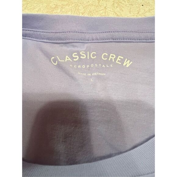 Aeropostale Womans Lilac Tee Shirt Sz L NWT - Picture 3 of 6